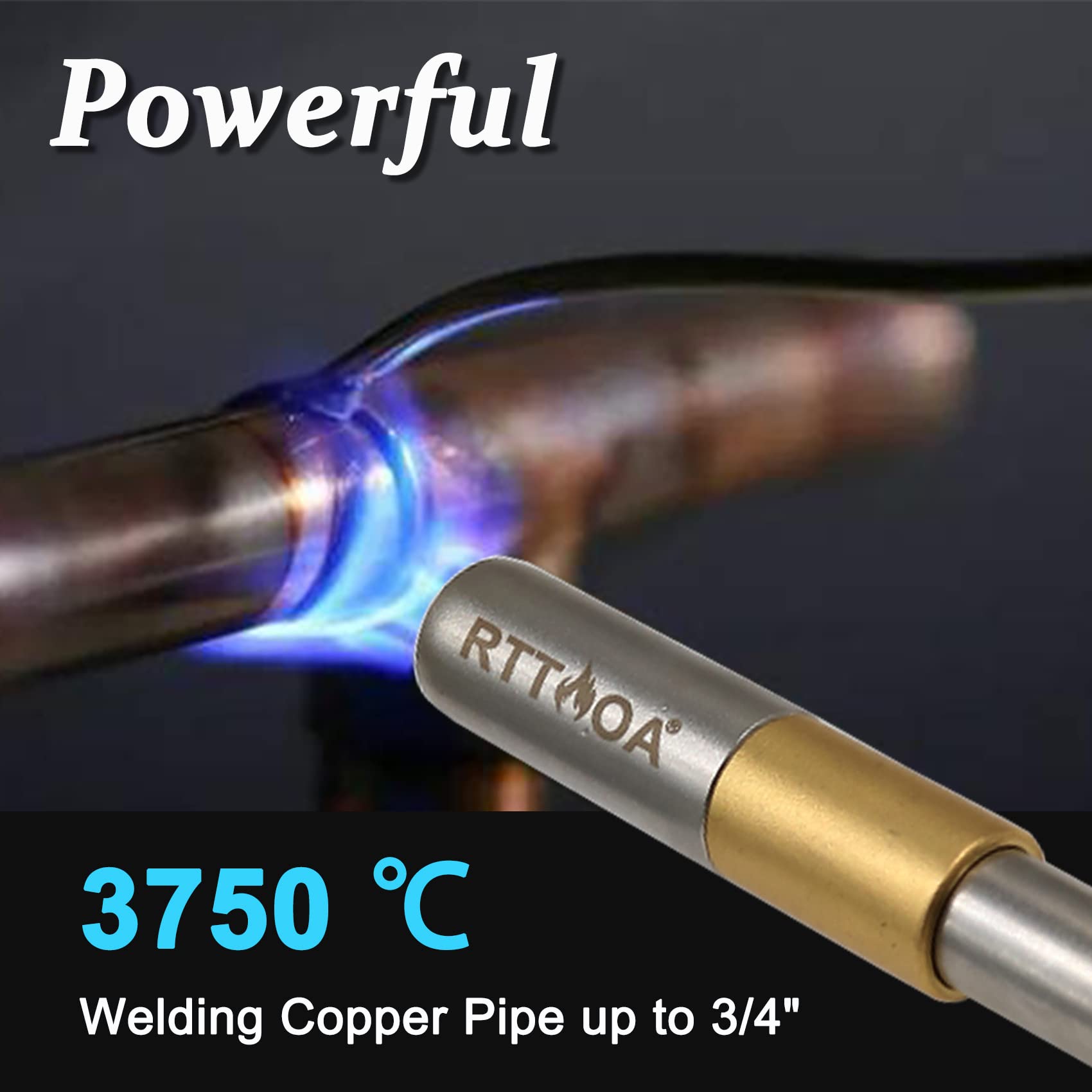 Buy High Intensity Propane Torch Head, Trigger Start Mapp/Map Gas Torch