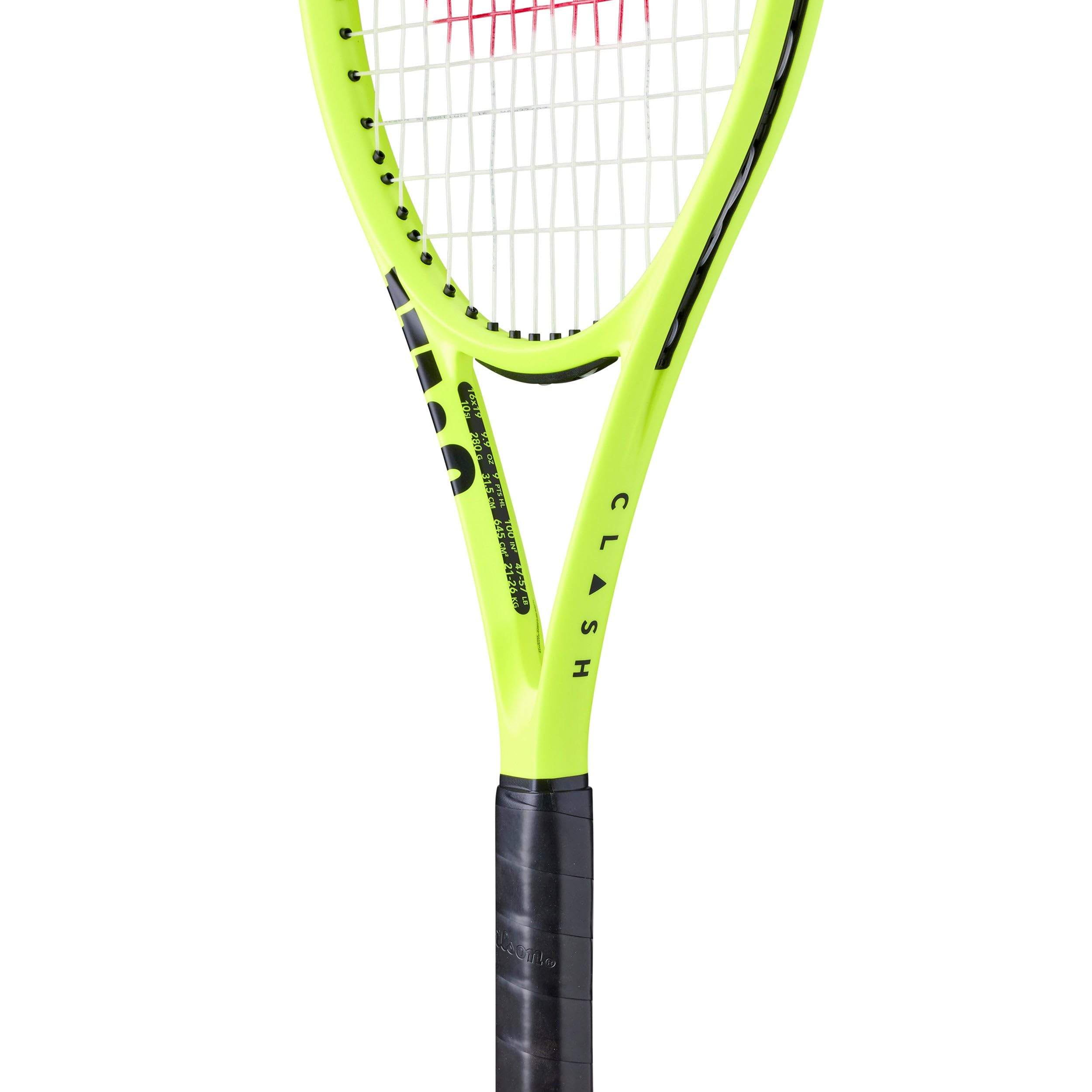 Wilson Clash 100L V3 Yellow Racchette Da Torneo Non Incordata 353g Unisex