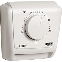 VEMER VE020400 KLIMA 3L – Termostato Meccanico a Membrana di Gas per Caldaia, Condizionatore, Funzione Inverno, Estate + Spia ON, Bianco