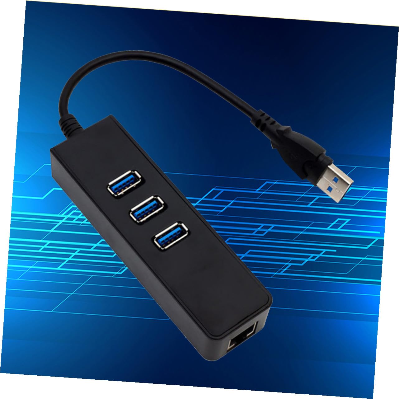 TEHAUX Adattatore Ethernet USB Gigabit Mbps da USB Lan Network Hub per Desktop Notebook Laptop e Sistemi Operativi Superiori