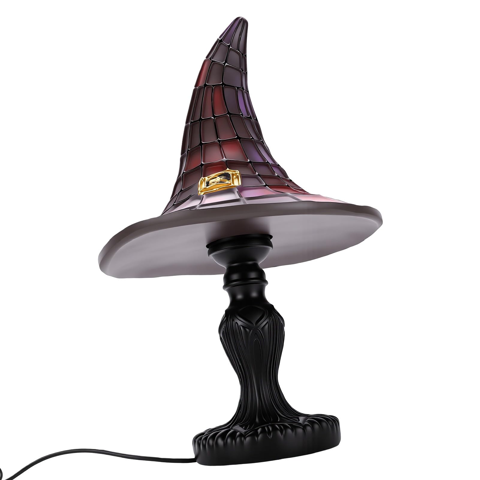 Lampada da Comodino con Cappello da Strega Affascinante Luce Calda (Grande)