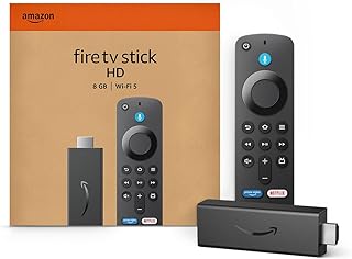 Amazon Fire TV Stick HD (newest model)free and live TVAlexa Voice Remotesmart home controlsHD streaming