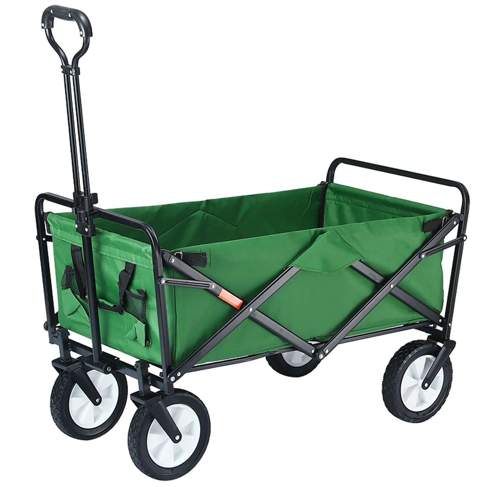 Questo Carrello da Picnic/Campeggio Portatile Pieghevole da Giardino con Portata di 75 kg, Carrello Multiuso Pieghevole da Spiaggia, carriola da Esterno per Campeggio, Giardino e Spiaggia, b
