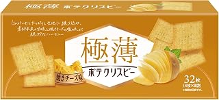 株式会社メリーゴーランド 極薄ポテクリスピー 焼きチーズ味 (24個)