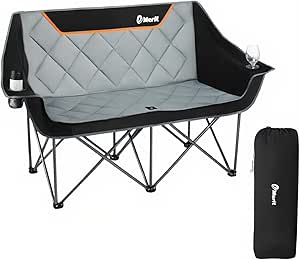 Heavy Duty Folding Loveseat Camping Chair