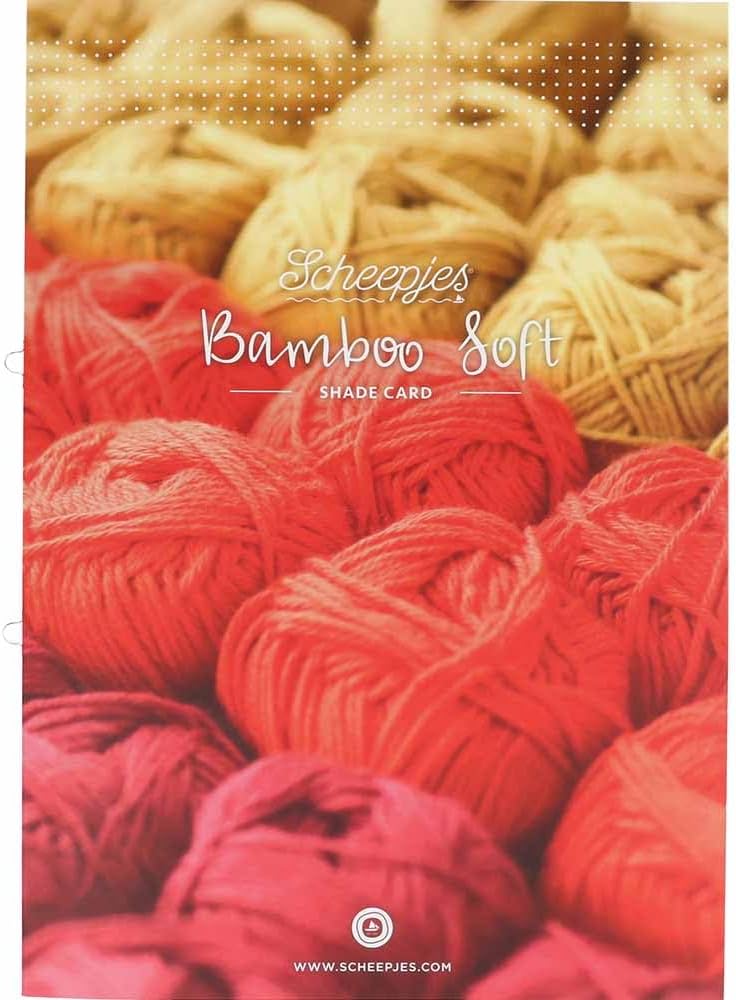 Scheepjes Bamboo Soft Color Sample Card, 1 piece