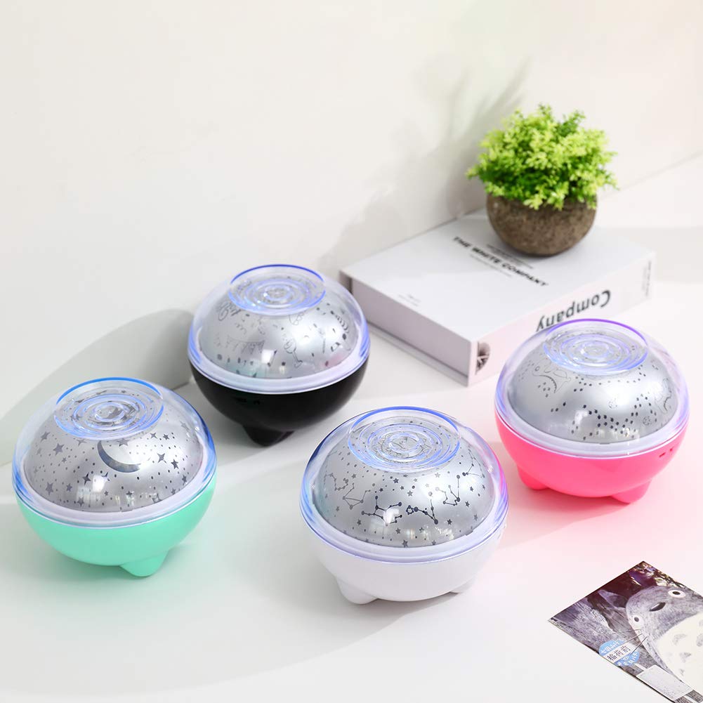Yanghao Romántico Cielo Estrellado De La Lámpara De Proyección, con El Altavoz Bluetooth, Control Remoto Noche De La Lámpara, Colorido Rotación Automática Proyector De La Lámpara
