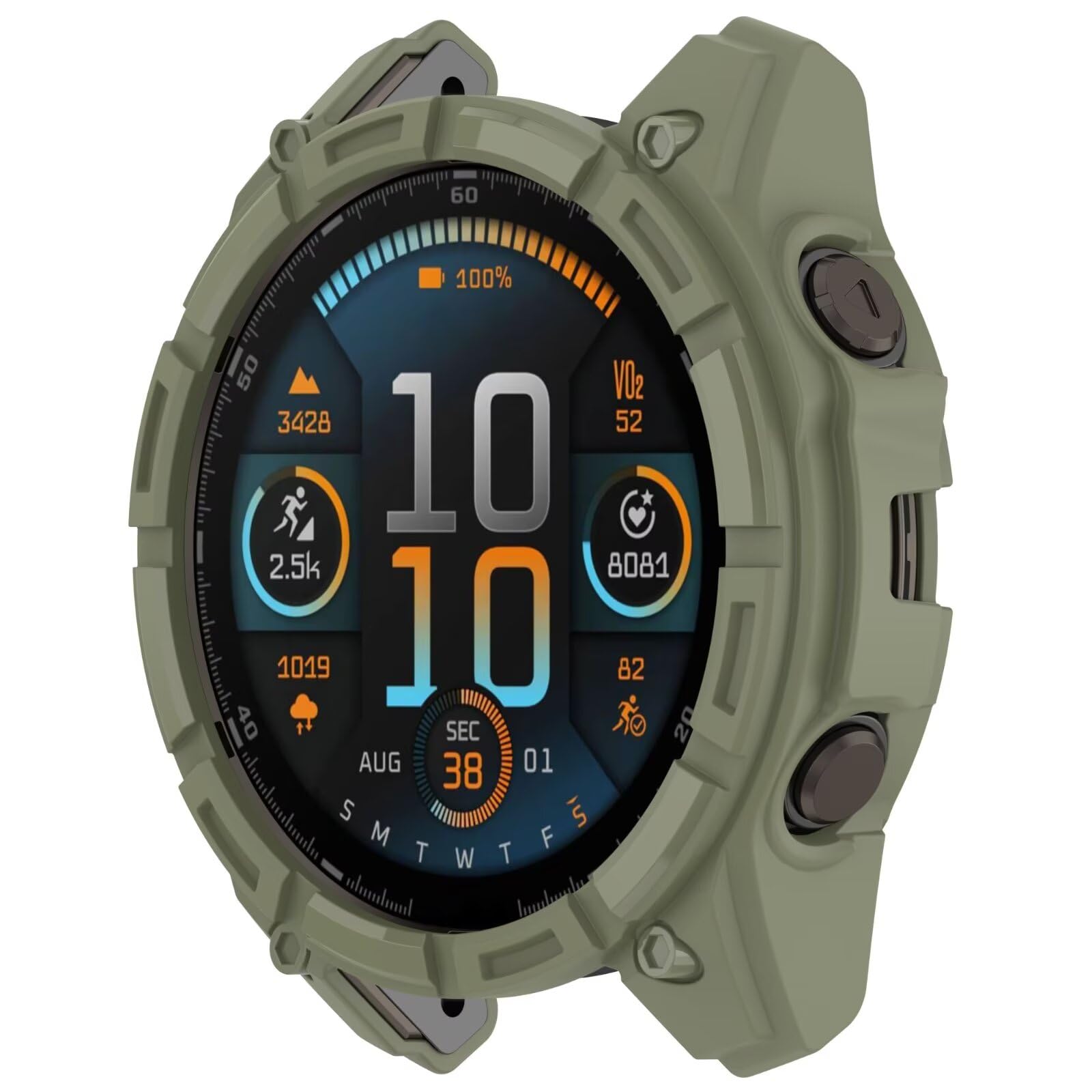 FTRONGRT Case Compatible with Garmin Fenix 8 47mm, Soft TPU - Image 3