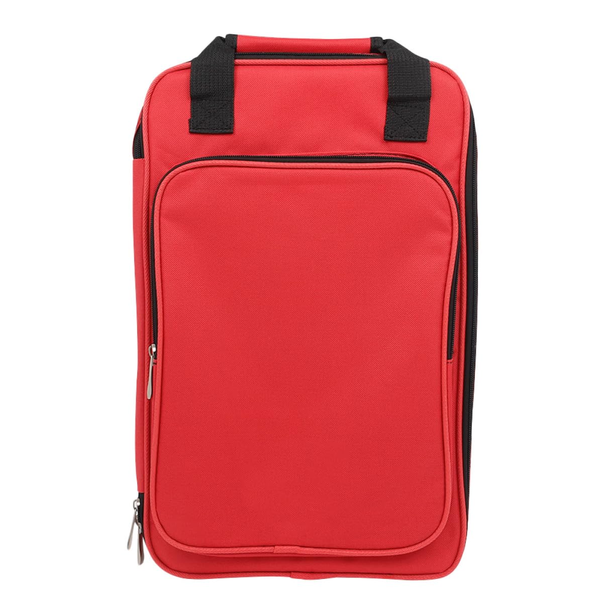 Bolsa para Baquetas de Batería Roja, de Algodón, Fácil de Transportar, Diseño Acolchado para Uso en Salas de Práctica y Escenarios