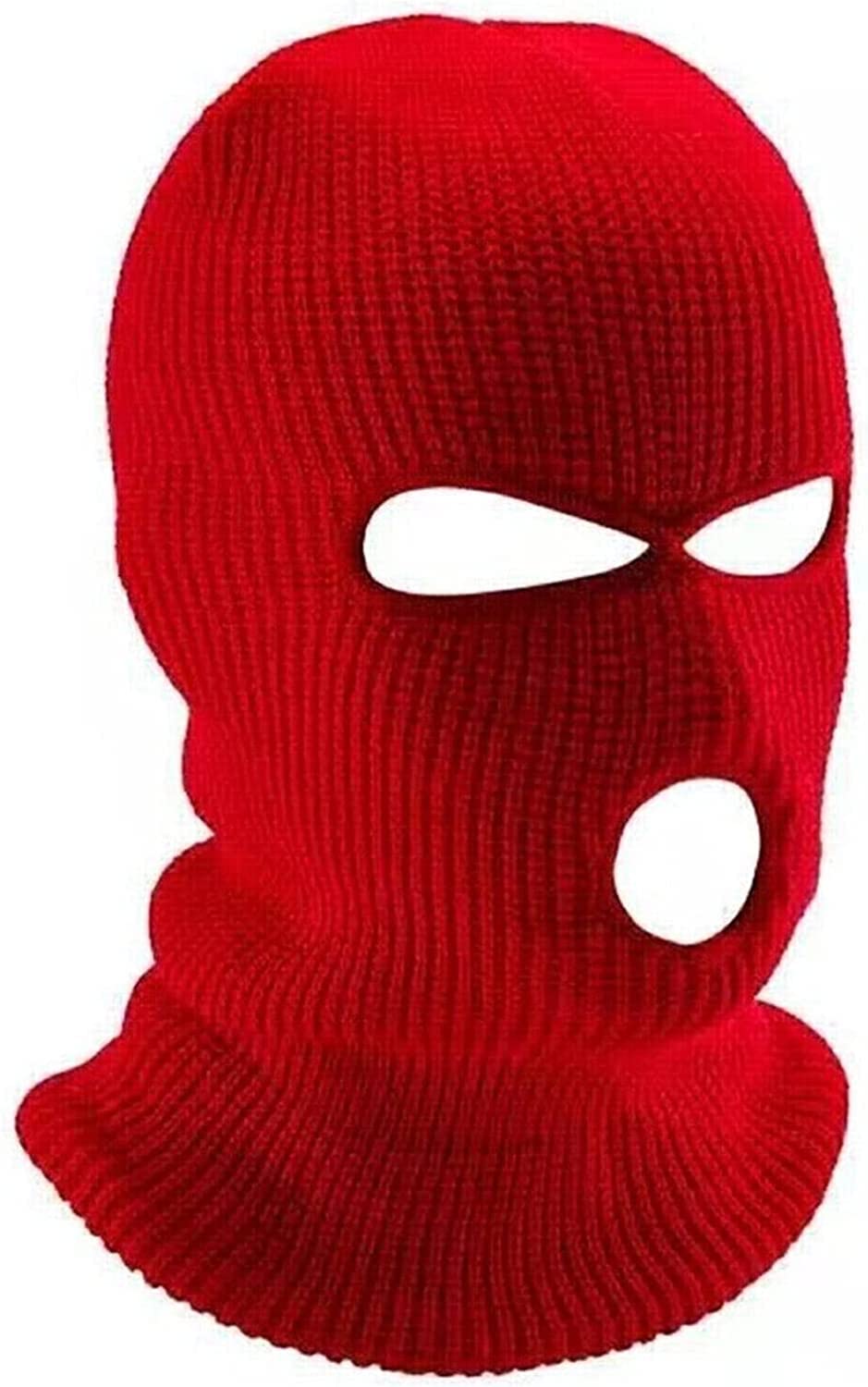 Winter 1-Hole Knitted Ski Full Face Covering | Adult Men’s & Women’s Balaclava for Outdoor Sports & Cold Weather-image-4