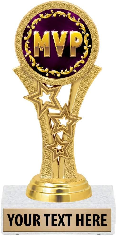 Crown Awards MVP Trophies, 5 1/2" Starbeam MVP Trophy, Engraving Included Prime