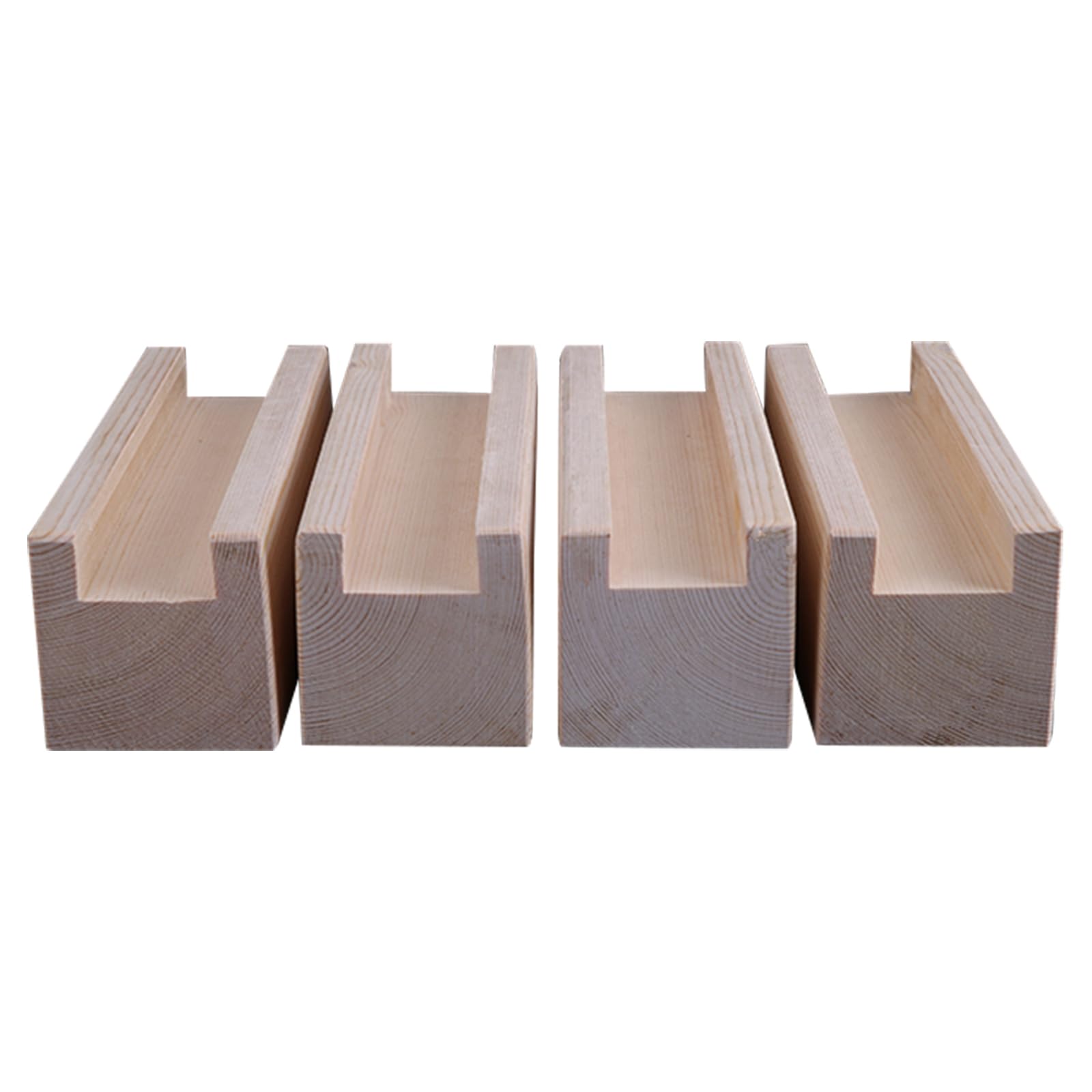 YDHSIKK Wood Furniture Risers, Wood Bed Furniture Risers Pack Of 4 Pine Wood 500kg Load 3-10cm Lifting Height(A 1.2cm-Increase Height 3cm)