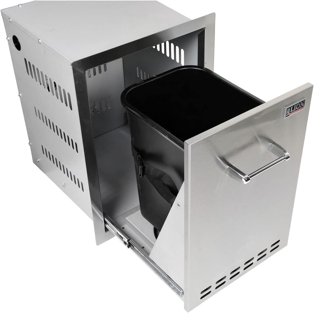 Lion 16-inch Roll-out Propane Tank/Trash Bin