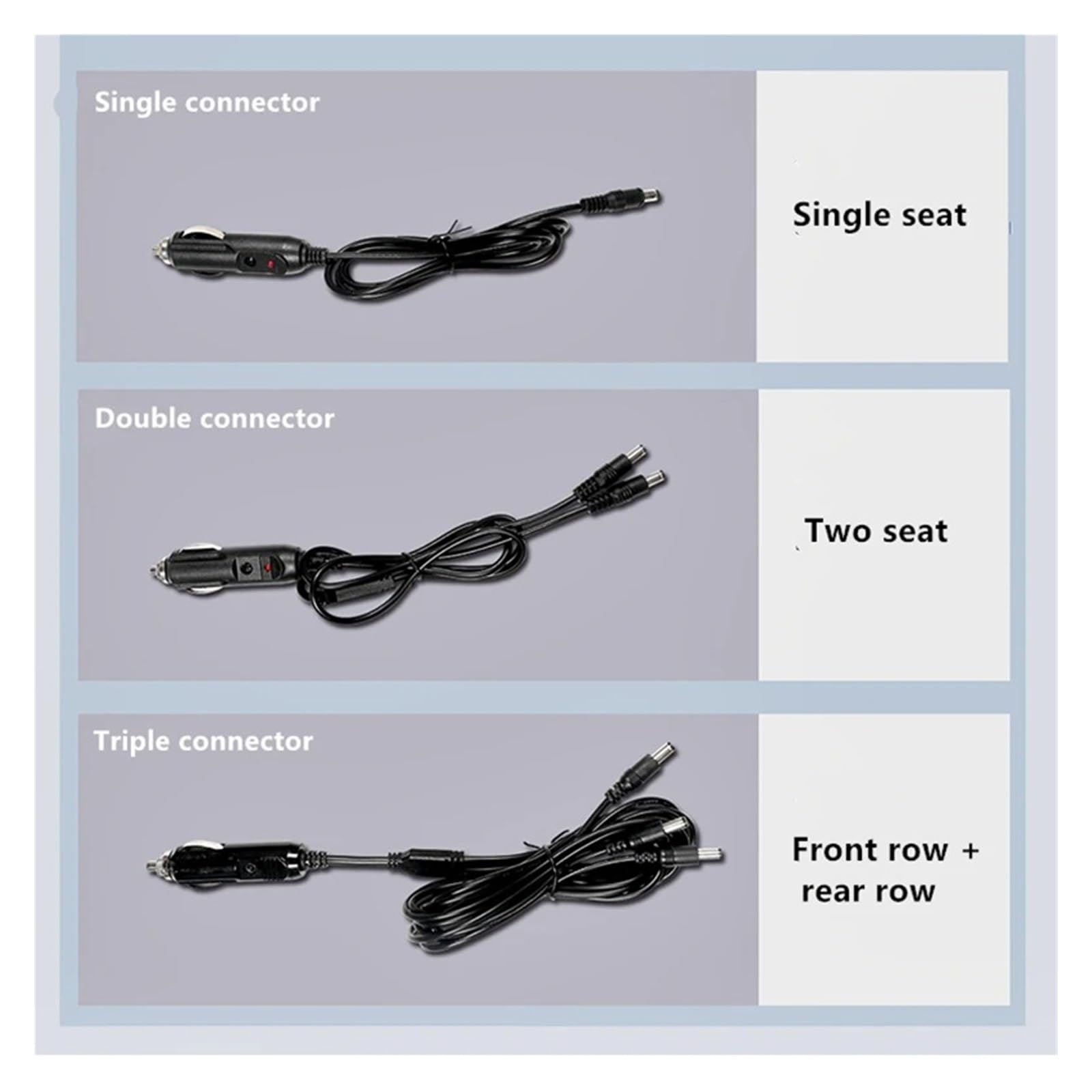 Fundas Asientos Coche 2019 Cojín con Calefacción para Coche Asiento Individual Invierno Eléctrico Doble 12v Pinzas Asiento Coche Juego(Brown 1 Pcs)