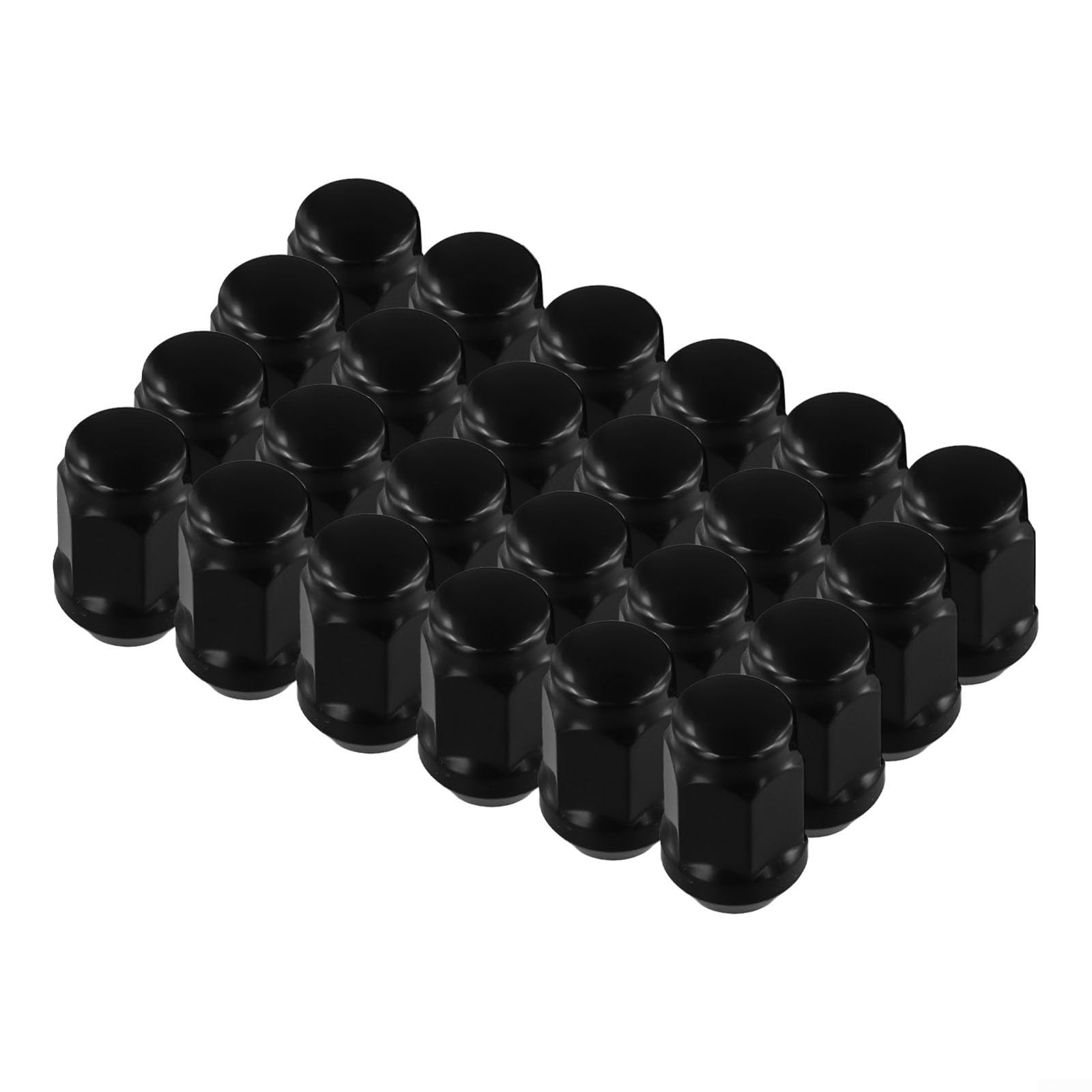 Lot de 24 écrous de roue 12 x 1,5 pour Land Cruiser et Ford avec siège conique et taille de douille de 19 mm