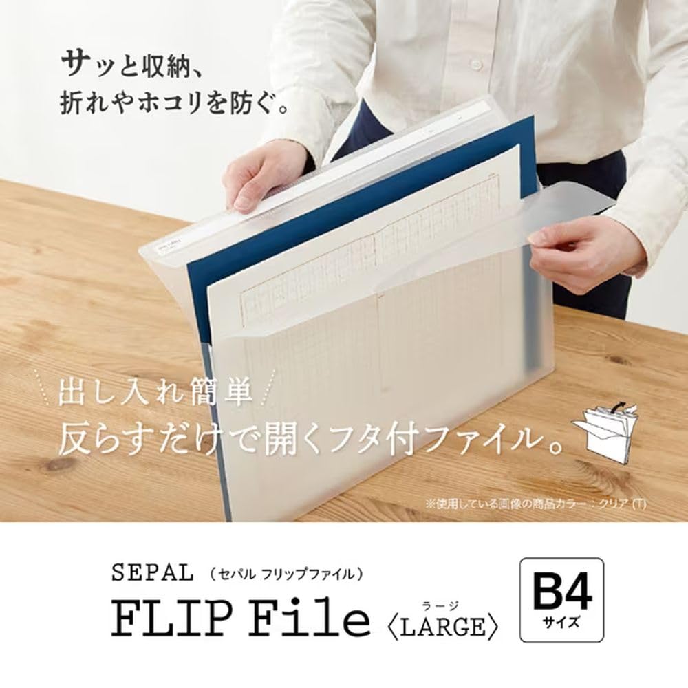 専用出品　計4冊 Amazon | セキ セイ sepal フリップ ファイル ラージ b 4 ヨコ