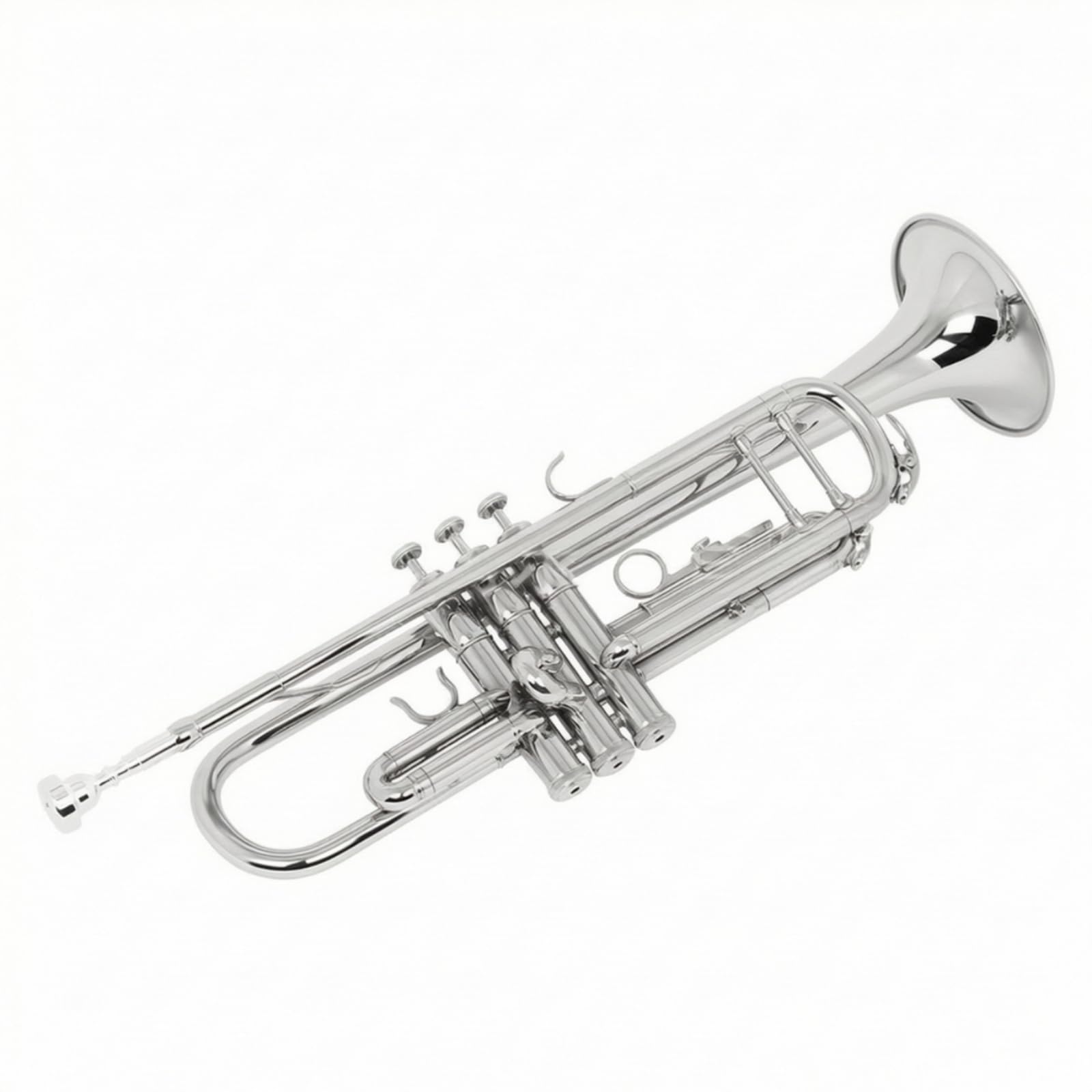 Trompetenset Komplett Trompete mit Zubehör Resonant Blasinstrument für Schüler, Schulband, Proberaum, Phosphorbronze