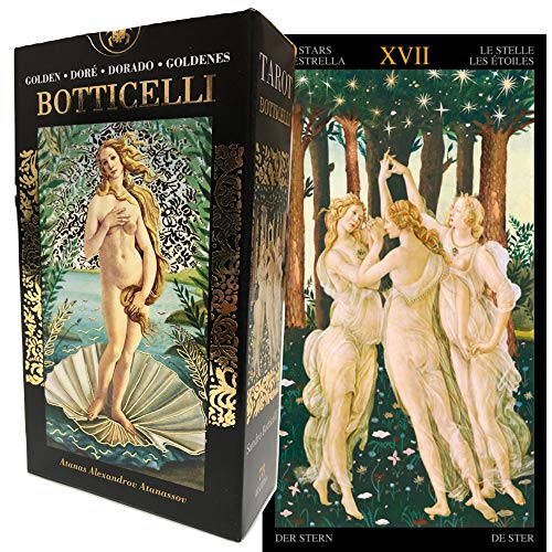 I.I.J タロットカード ゴールデン・ボッティチェリ・タロット Golden Botticelli Tarot 78枚 タロット占い 日本語解説書付き 正規品