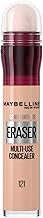 Maybelline Instant Anti-Age Eraser Eye Concealer for Face, Dark Circles, Blemish & Fine Lines Concealer, Full Coverage, Dermatologist Tested, Suitable for Sensitive Skin, Shade: 121 Light Honey