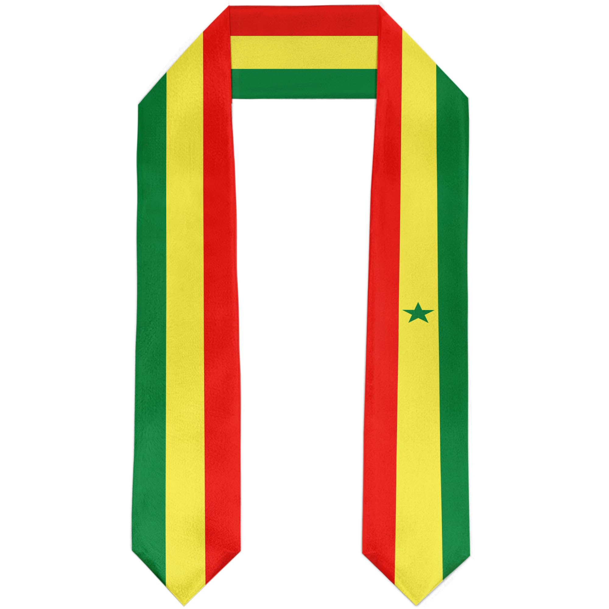 Graduation Stole Satin Sash Scarf for Study Aboard International Students 72" Length