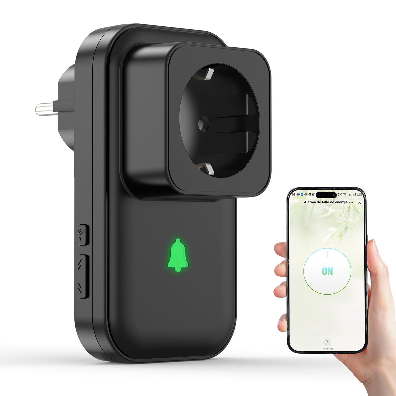 PHYSEN Rilevatore Interruzione Corrente WiFi Presa Intelligente