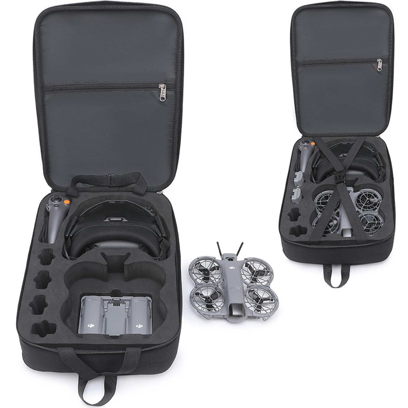 Rucksack für DJI Neo 2, Tragetasche Tasche Hartschalenkoffer Aufbewahrungstasche Hard Case Zubehör für DJI Neo 2 Motion Fly More Combo für Goggles N3/RC Motion 3