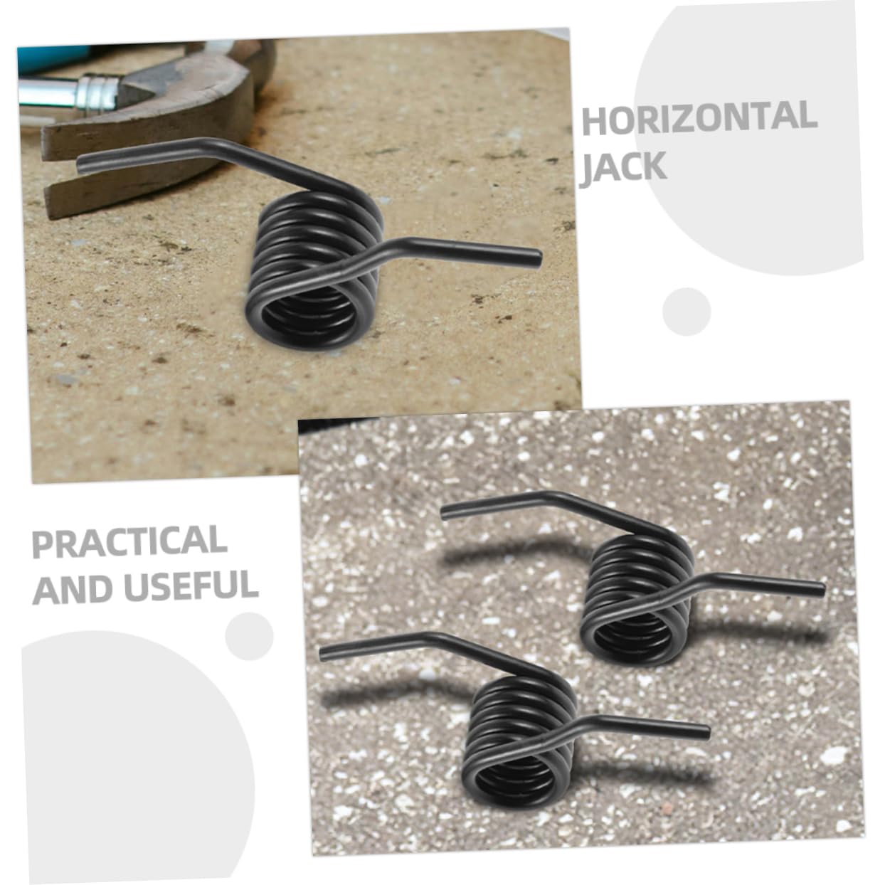 SOLUSTRE 6Pcs Hydraulic Jack Handle Spring Reinforced Replacement Parts for Hydraulic Jacks Efficient Return Spring for Enhanced Performance and Reliability