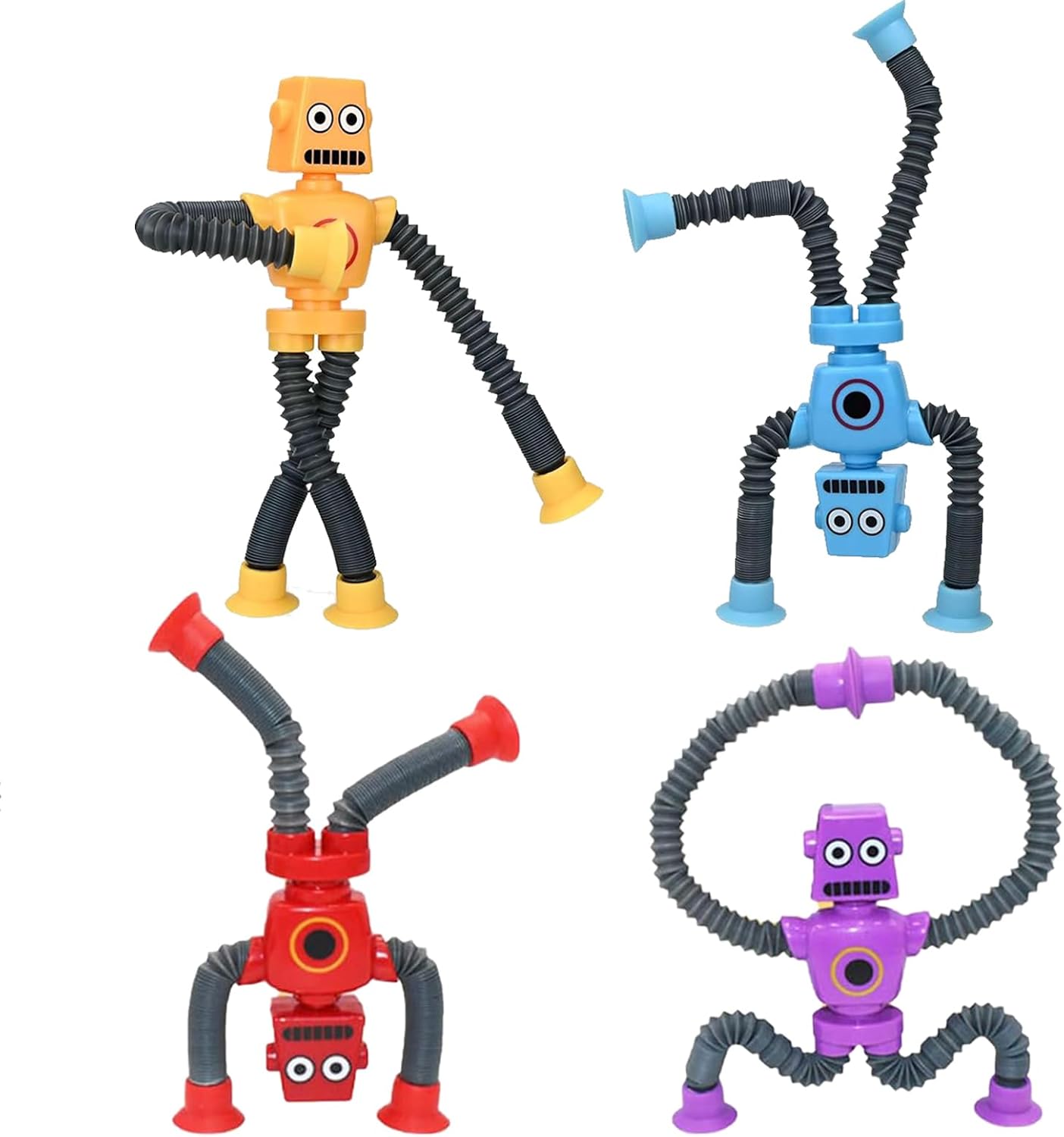 4 StückSaugnapf Spielzeug Kinder, Saugnapf Spielzeug, Roboter Spielzeug, Kinder Sensorik Spielzeug, … 4 StückSaugnapf Spielzeug Kinder, Saugnapf Spielzeug, Roboter Spielzeug, Kinder Sensorik Spielzeug, …