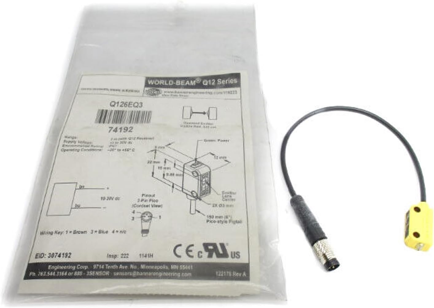 1 Pcs Q126EQ3 New in Box Q126EQ3 Expediated