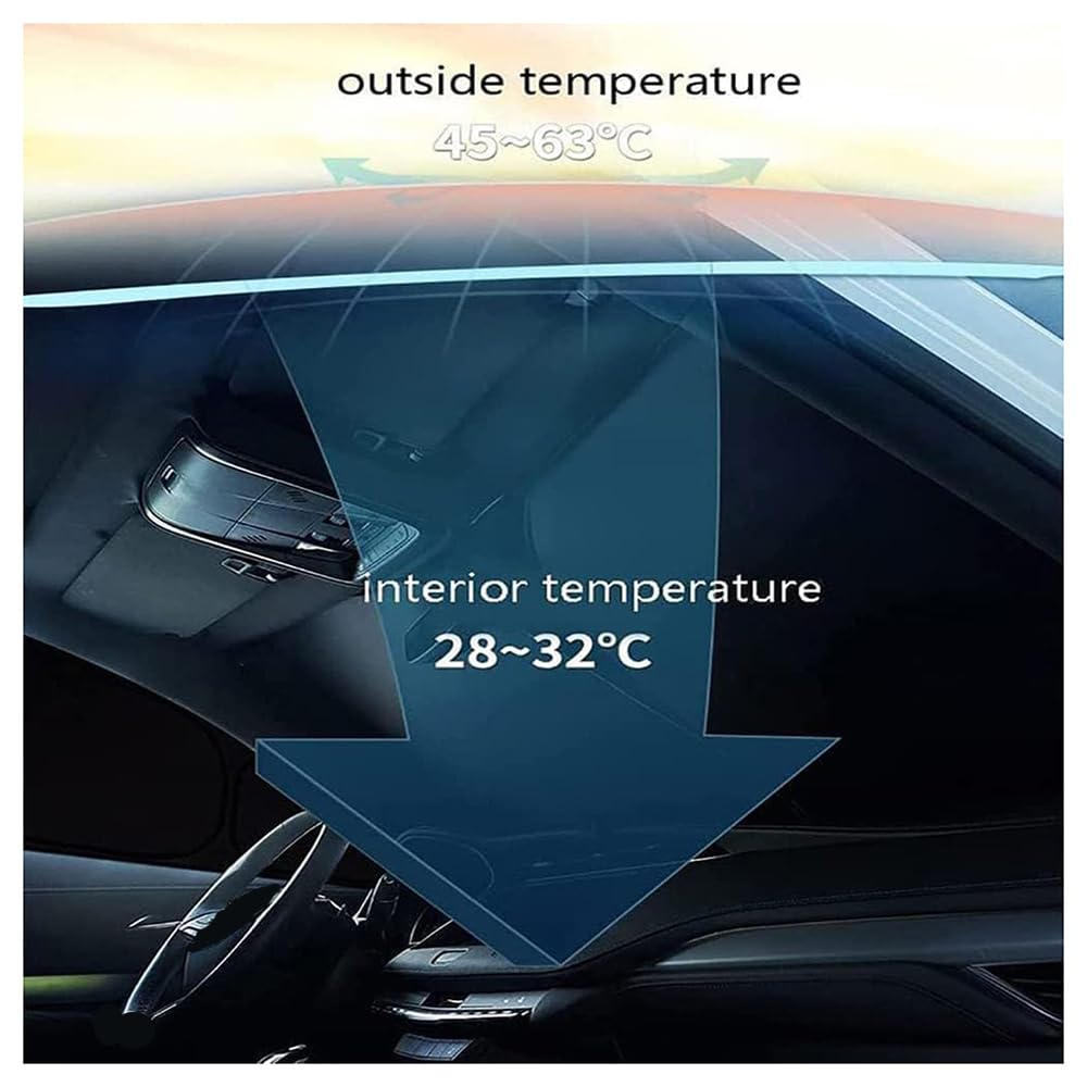 Autovoorruit zonnescherm, voor BMW X3 G01 2017–2022 2023 2024-zonwering Warmte-isolatie Voorruit Vizier Opvouwbare beschermer Interieuraccessoires