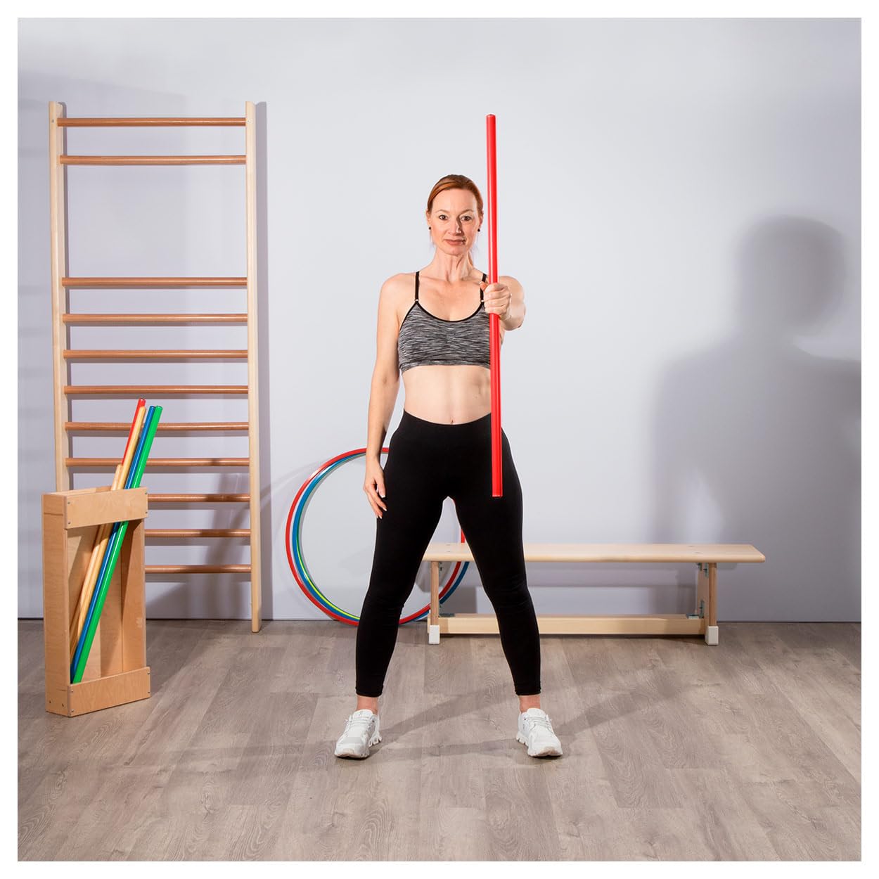 Sport-Tec Bâton de gymnastique pour homme en plastique - 120 cm