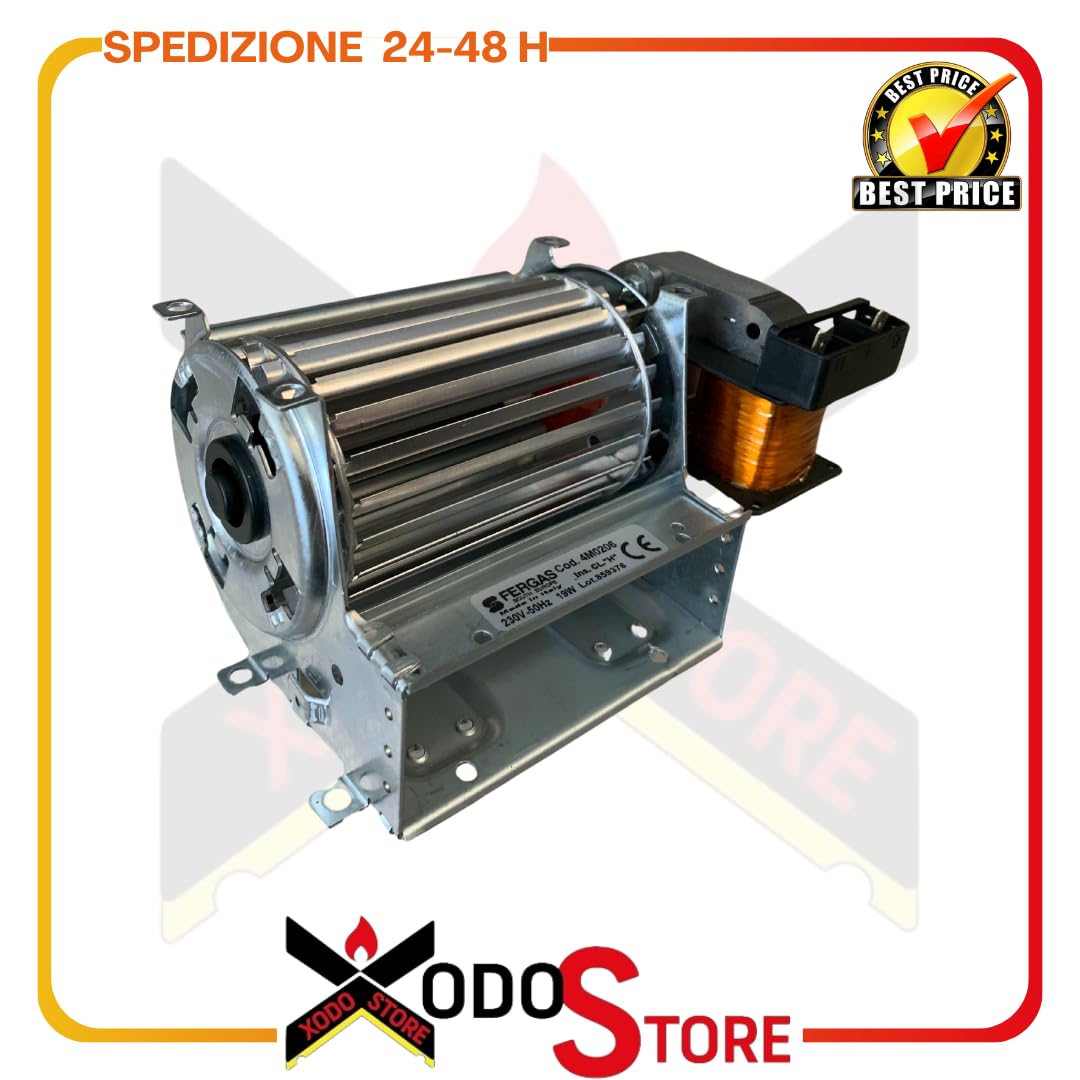 Ventilateur Tangentiel Poêle à granulés Tga 60/1-90/15 Emmevi - Fergas 112217