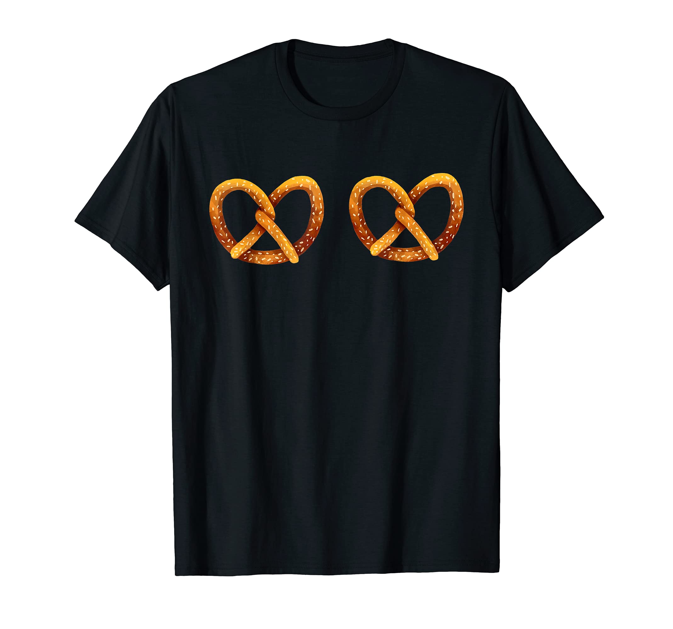 Pretzel Boobs Costume Oktoberfest Festival Funny Halloween T-Shirt