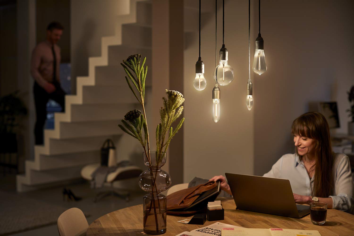 Philips LEDclassic Smoky 15 W, E27, Warm White (2000 Kelvin), 136 lumens, Decorative lamp, LED lamp, Glass, 2 W, Grey Tint - Image 3