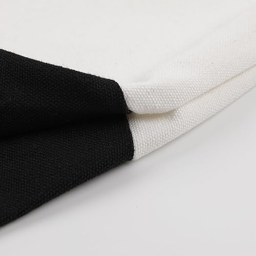 Miniatura 4 de OKBA 10 bolsas de sublimación, bolsas de poliéster para sublimación, bolsas de lona en blanco para manualidades y decoración de 15 x 18.5 x 4