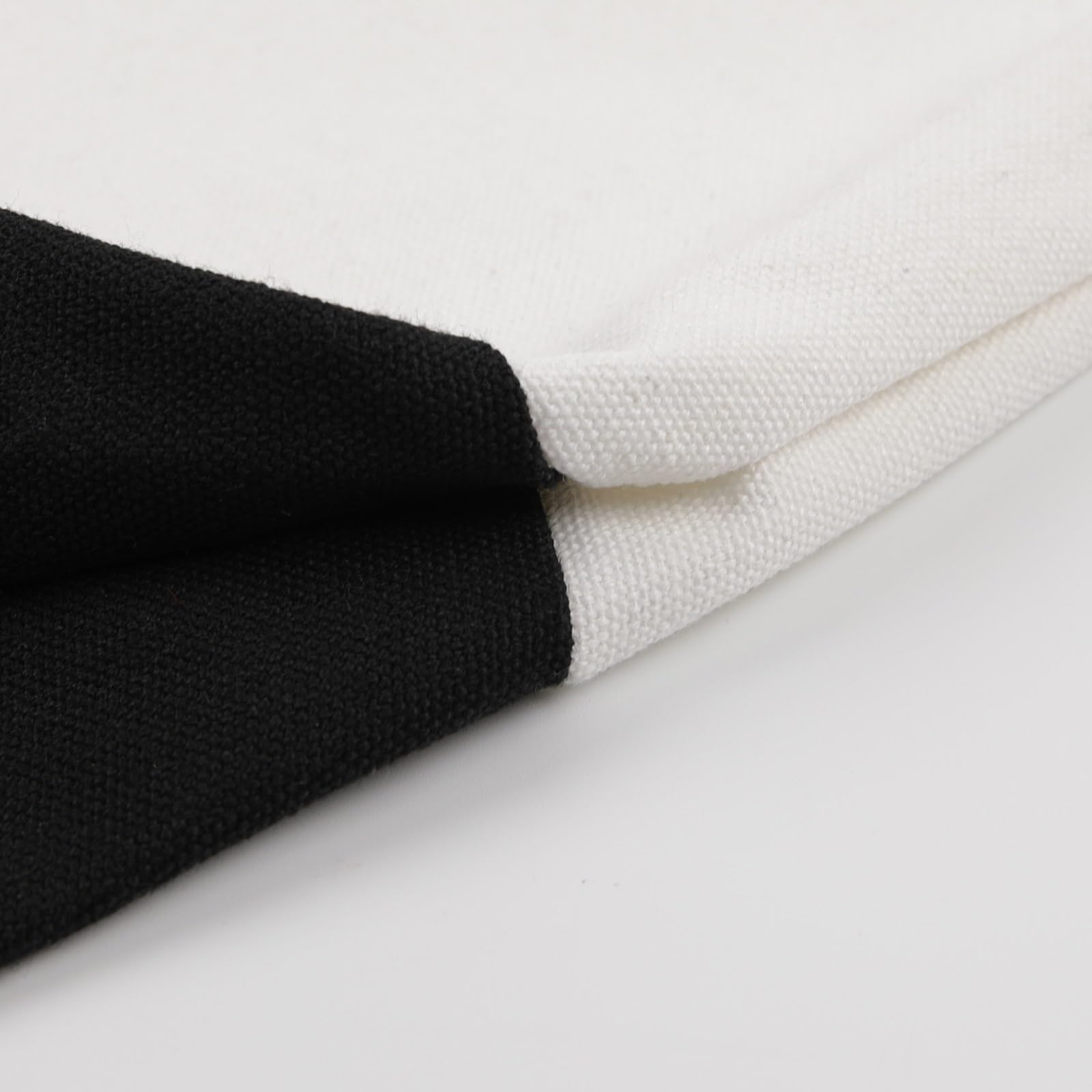 OKBA Lot de 10 sacs fourre-tout en polyester pour sublimation, sacs fourre-tout en toile vierge pour loisirs créatifs et décoration