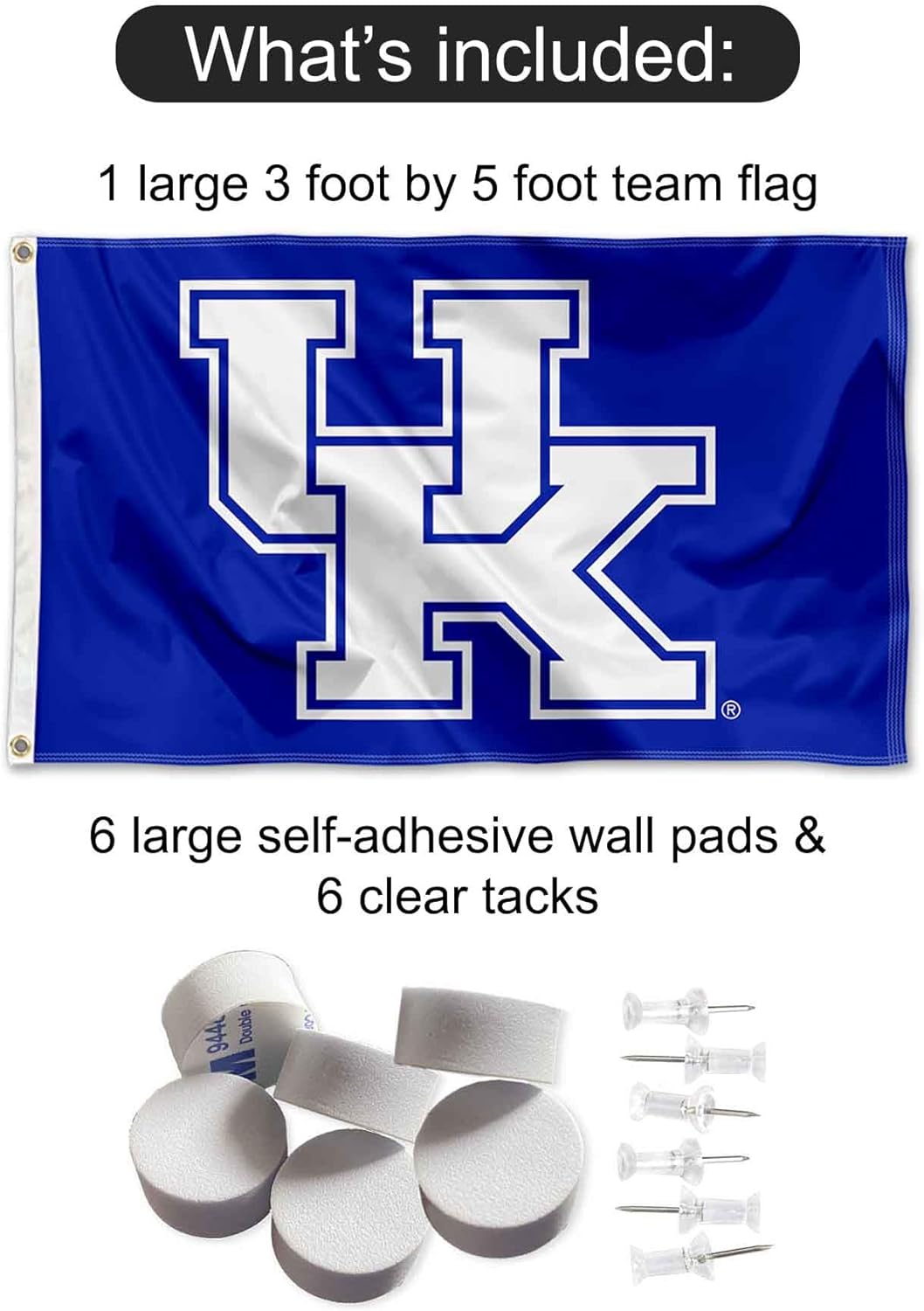 Kentucky Wildcats Banner and Tapestry Wall Tack Pads - Image 2