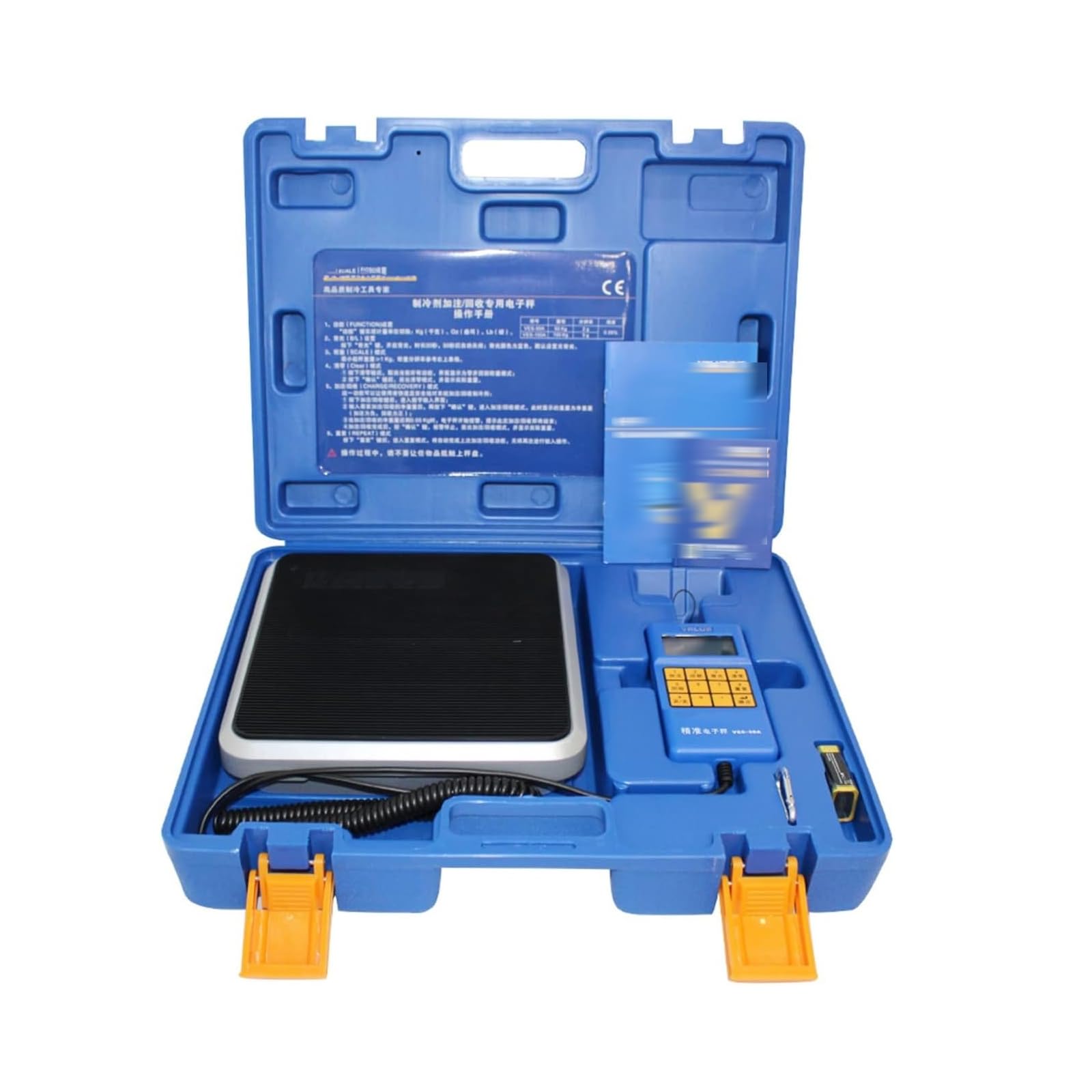 Control panel of ZOCWJK Electronic Scale VES-50A with numeric keypad and LCD display