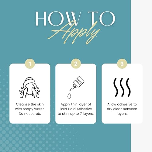 Miniatura 6 de The Hair Diagram - Bold Hold Extreme Creme Reloaded - Pegamento de sujeción fuerte para pelucas de encaje frontal y sistemas capilares - Unión