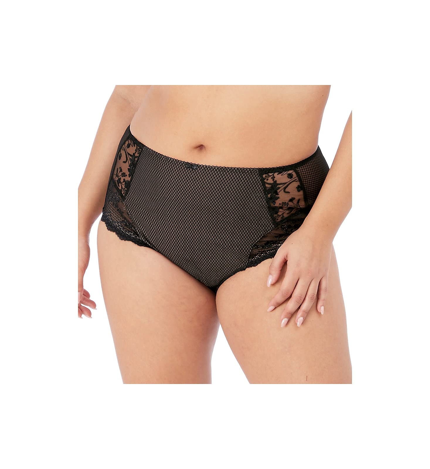 Elomi Women's Jet Briefs Charley Lace Full Knickers Panties Everyday New Sand Xxxx/Large