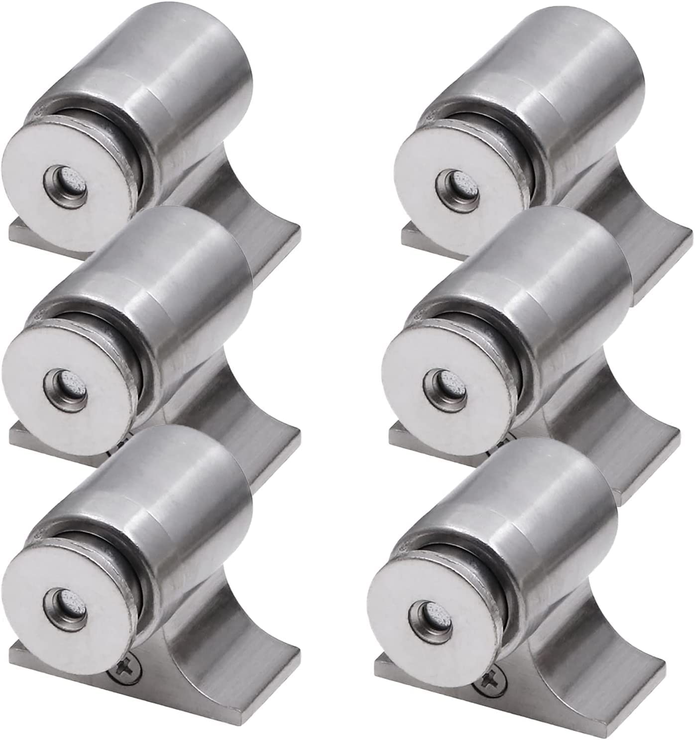 Magnetic Door Stop Odbojnik Do Drzwi Zaczep Magnetyczny Ze Stali Nierdzewnej Montowany Podłogi Za Pomocą Śrub