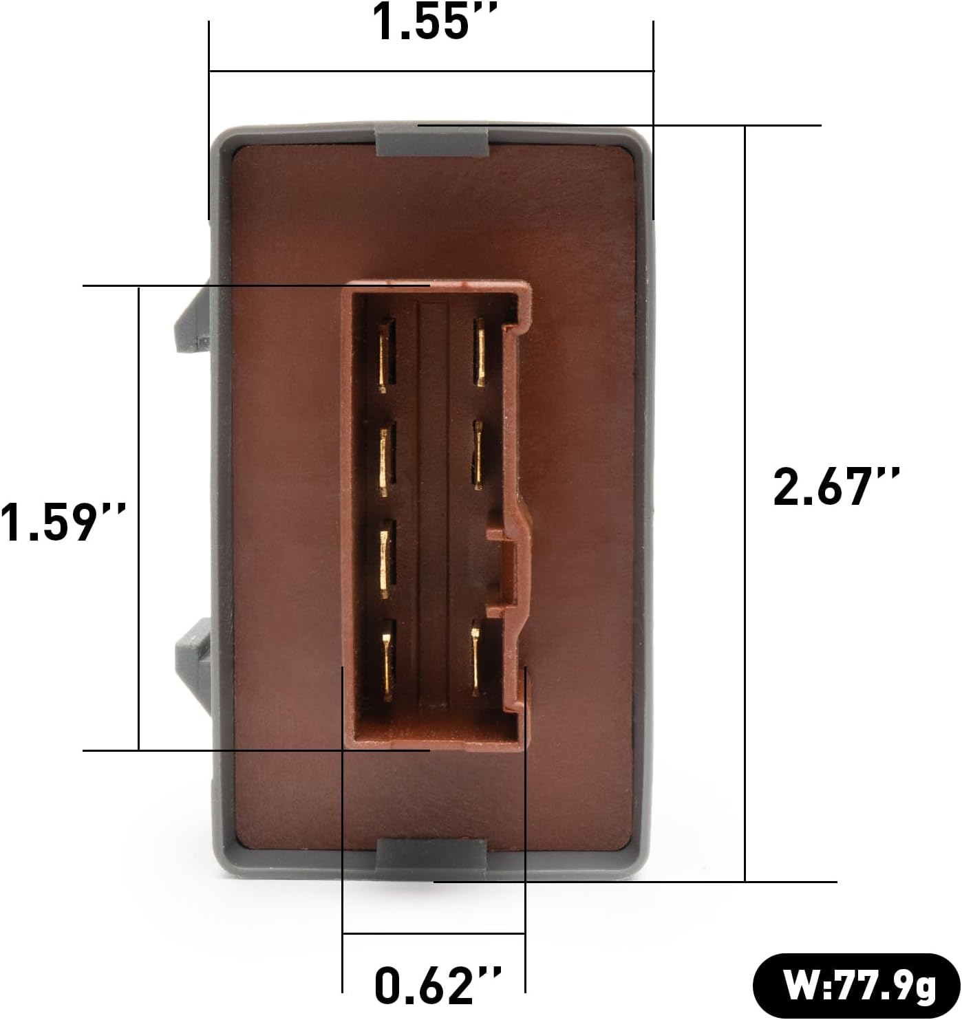 39400SM4003 Computer Control Relay Compatible with Honda Civic 1974-1987 1.2L 1.5L 1.3L,Accord 1976-1997 1.6L 1.8L 2.0L 2.2L 2.7L,Odyssey 1995-1997 2.2L,Prelude 1979-1997 1.6L 1