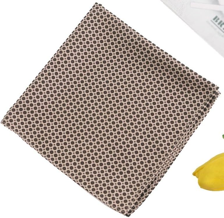 Polka Dot Men's Suit Pocket Square Vintage Print Polyester Silk Handkerchief for Parties Parties
