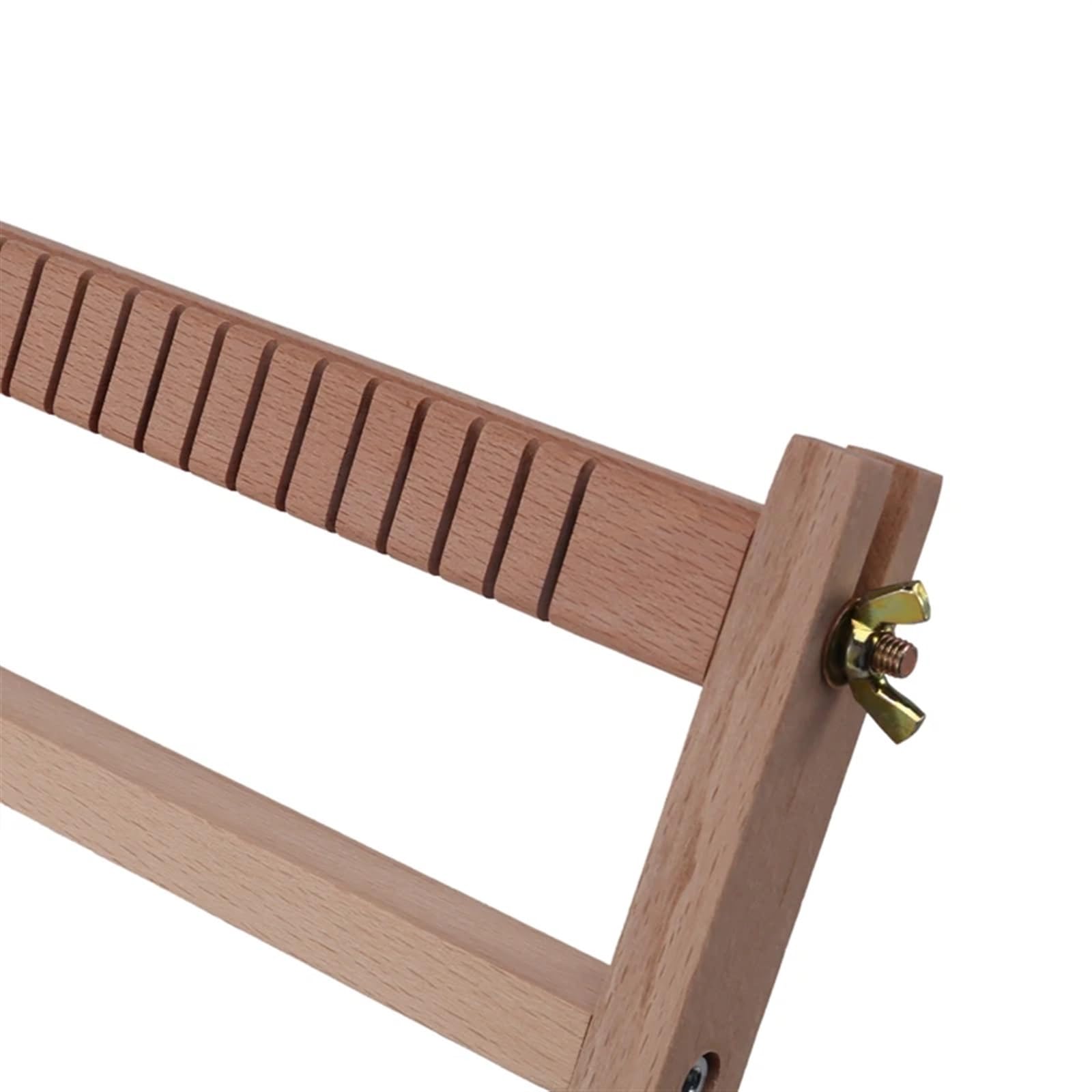 Webrahmen Webstuhl aus Holz mit Ständer, Webstuhl-Set for mehrere Bastelarbeiten, Webstuhlrahmen aus Buche, Gobelin-Webstuhl, kreatives Heimwerken