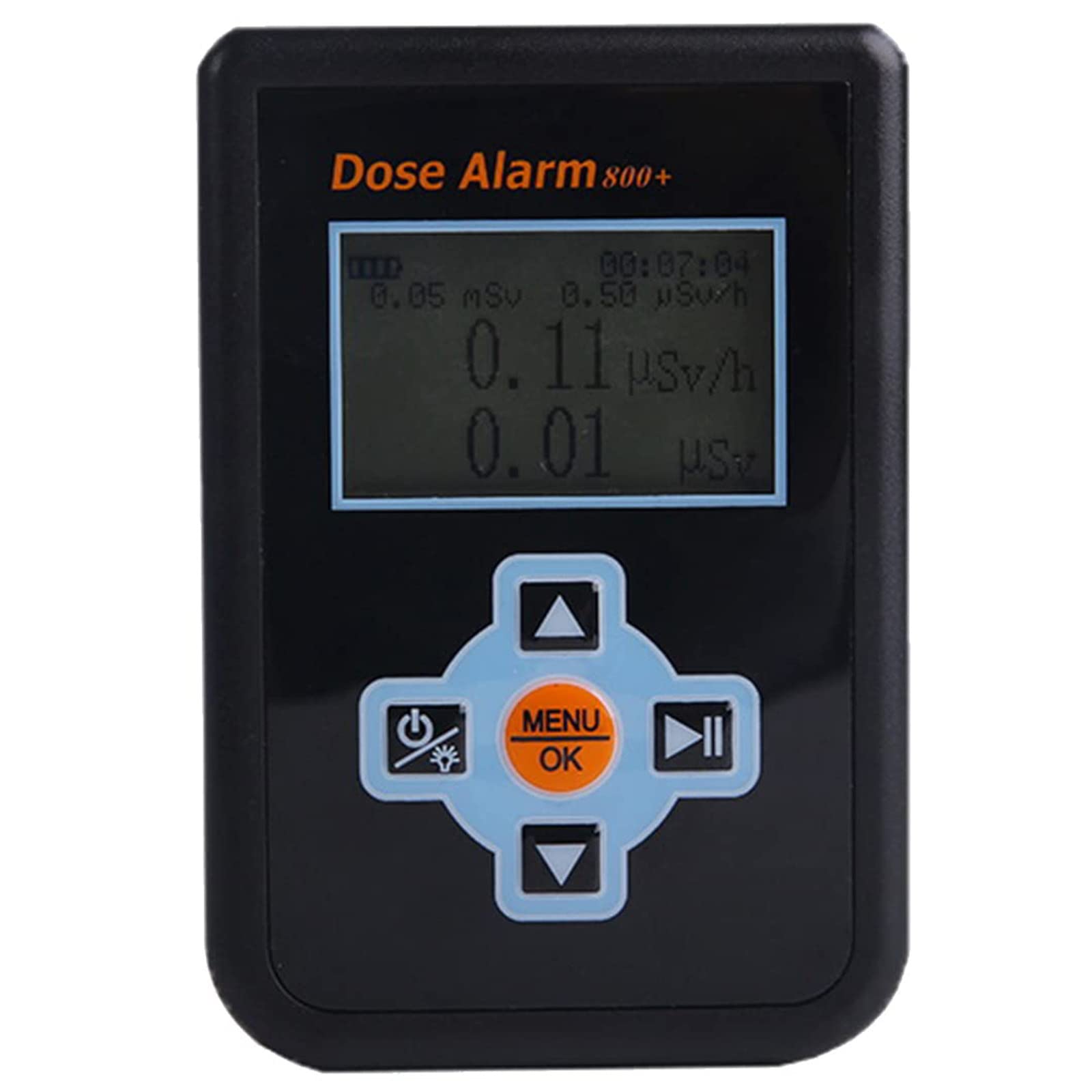 Détecteur Rayonnement Geiger Portable – Alpha Beta Gamma X, Alarme Dose, Écran Compteur Nucléaire