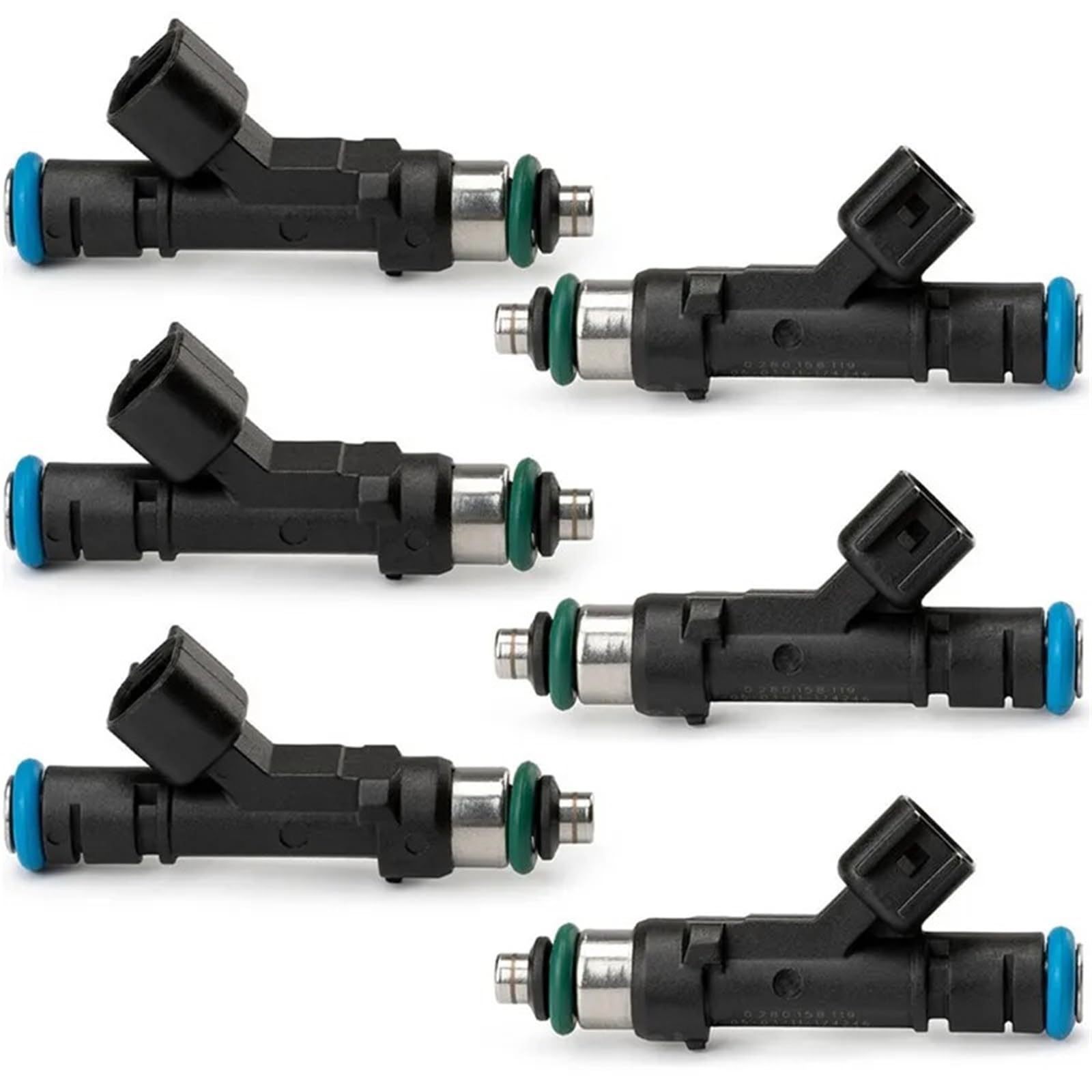 Dysza wtryskowa do Jeep, Dodge, Wrangler i Chrysler 3,3 l i 3,8 l | 04861667AA 812-11131 16600-RR543 16600RR543 6 dysze wtryskowe 0280158119