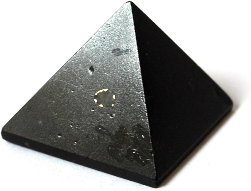 Reiki Healing Energy Charged Black Tourmaline Crystal Pyramid (Approx 2 cm) Beautifully Gift Wrapped with Crystal Description