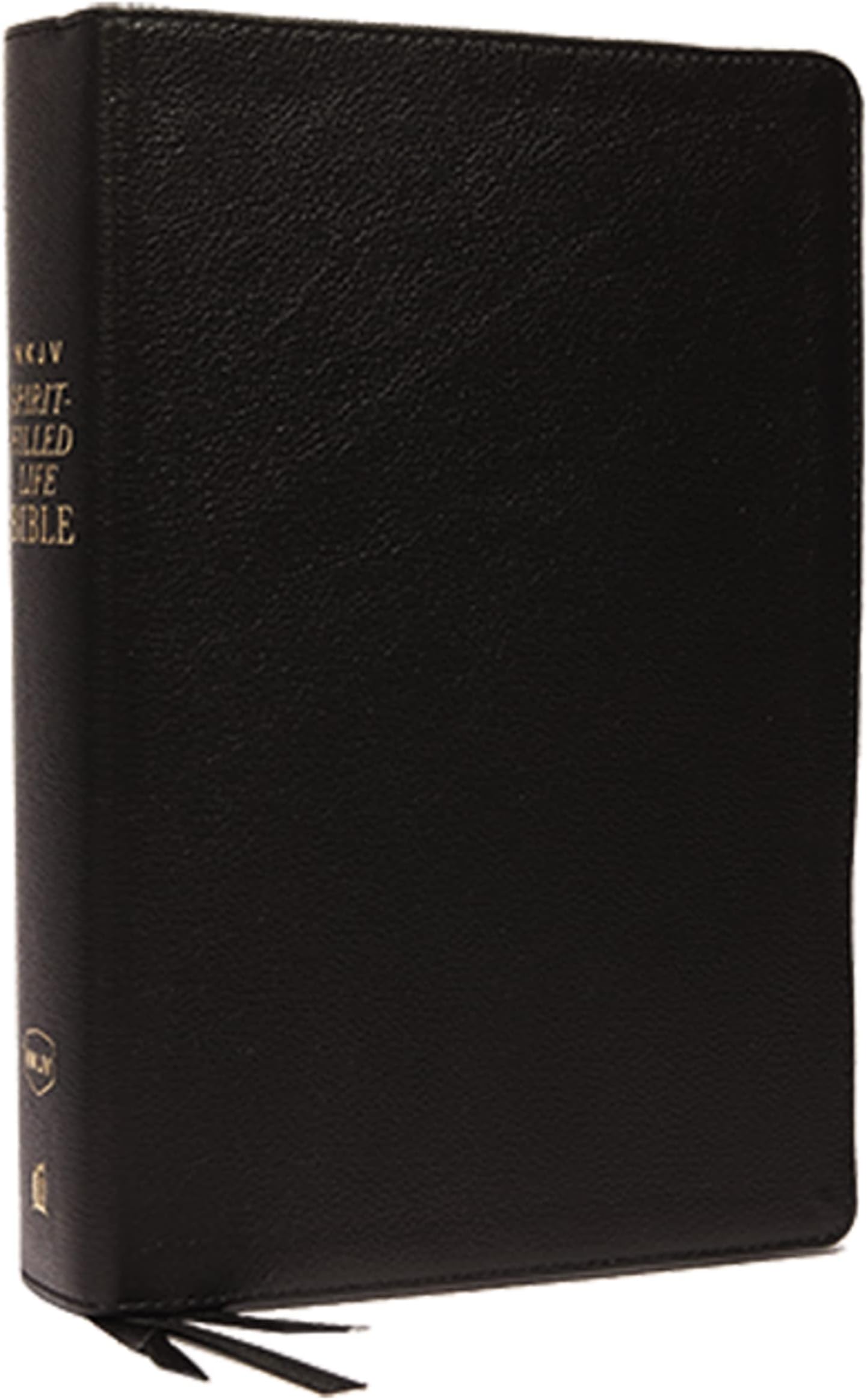 NKJV, Spirit-Filled Life Bible, Third Edition, Genuine Leather, Black, Red Letter, Comfort Print: Kingdom Equipping Through the Power of the Word