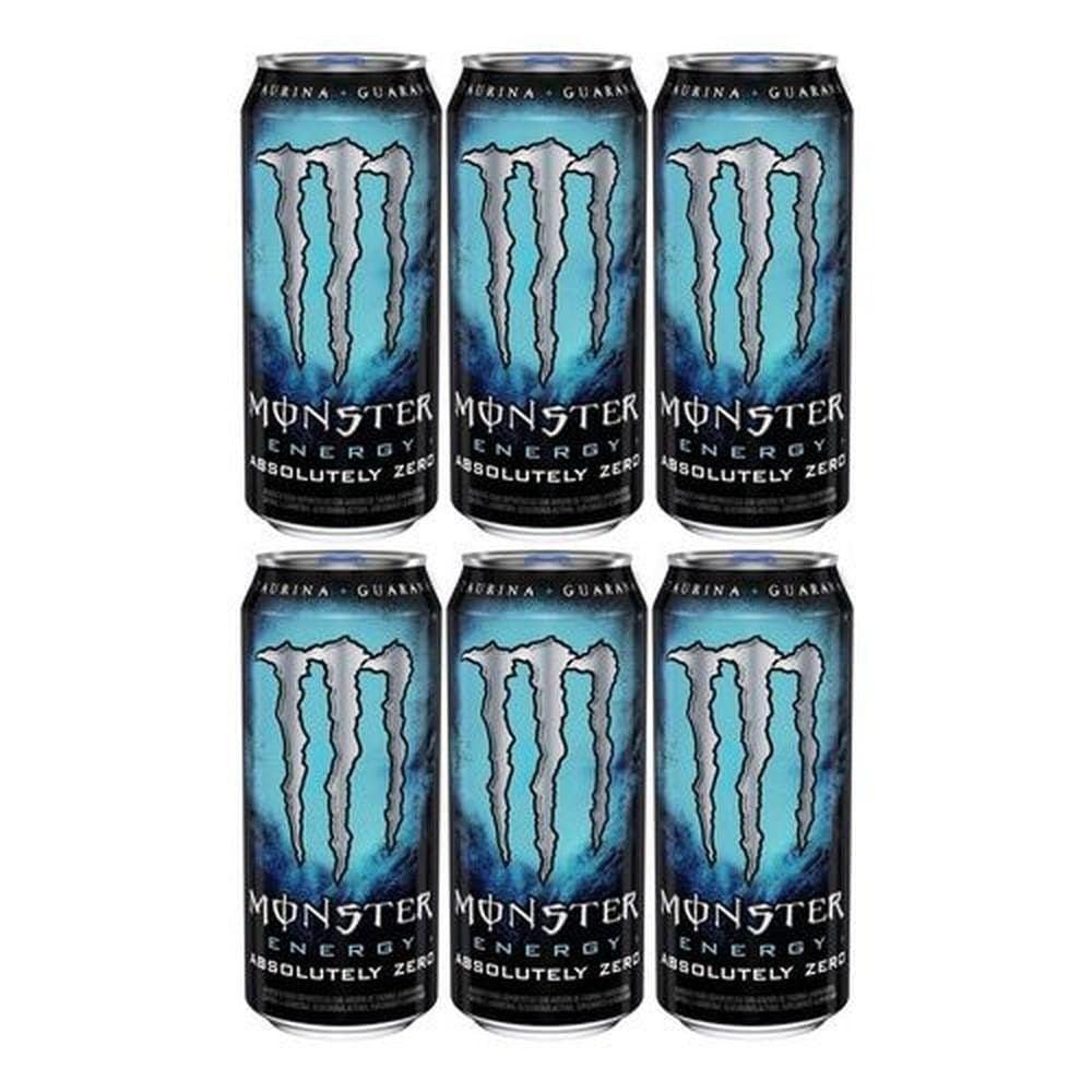 Pack de Monster Absolutely Zero LT 473ml - Unidade 6 unidades