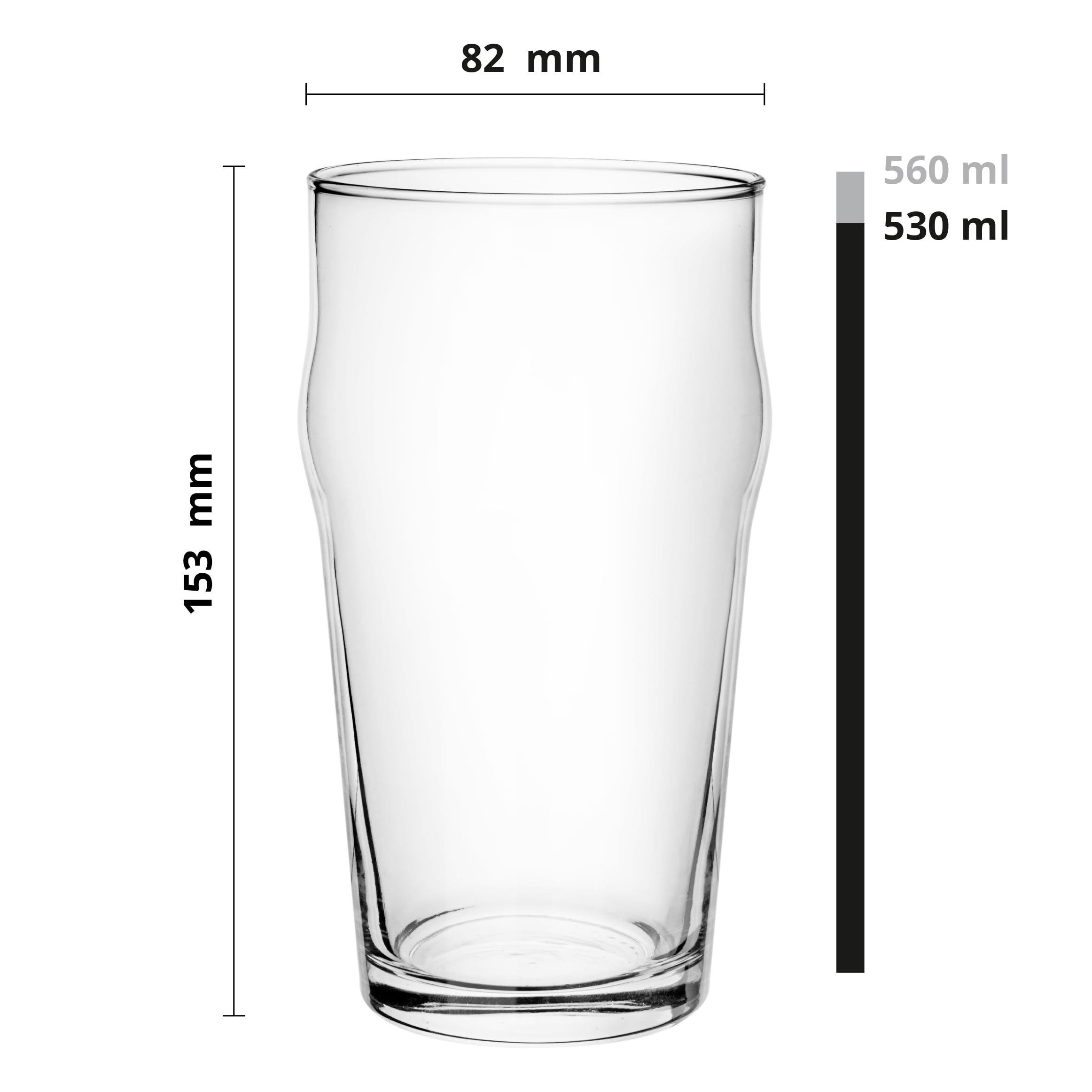 Glasmark Krosno Ensemble De À Bière Set De À Bière 6X0,53L Chope De Bière À Bière Artisanale